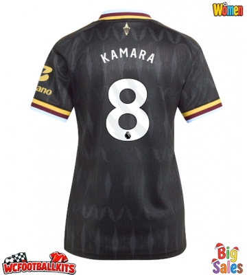 Aston Villa Boubacar Kamara #8 Replica Away Stadium Shirt for Women 2026-27 Short Sleeve